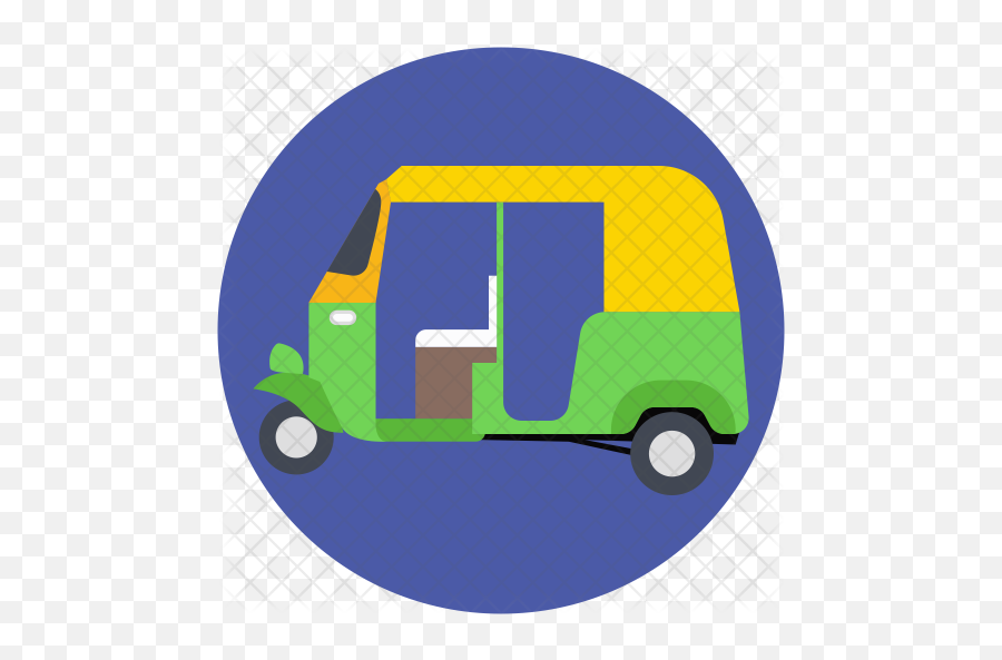 Free Auto Rickshaw Icon Of Flat Style - Commercial Vehicle Png,Auto Rickshaw Icon
