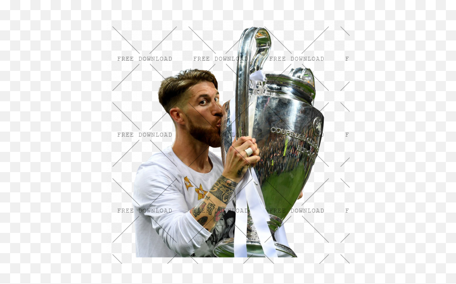 Sergio Ramos Ek Png Image With Transparent Background - Sergio Ramos Lifting Champions League,Water Bottle Transparent Background
