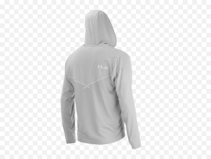 Huk Performance Fishing Icon Hoodie Pullover - Menu0027s Grey Extra Large H12001 Hooded Png,Icon Pursuit Jacket