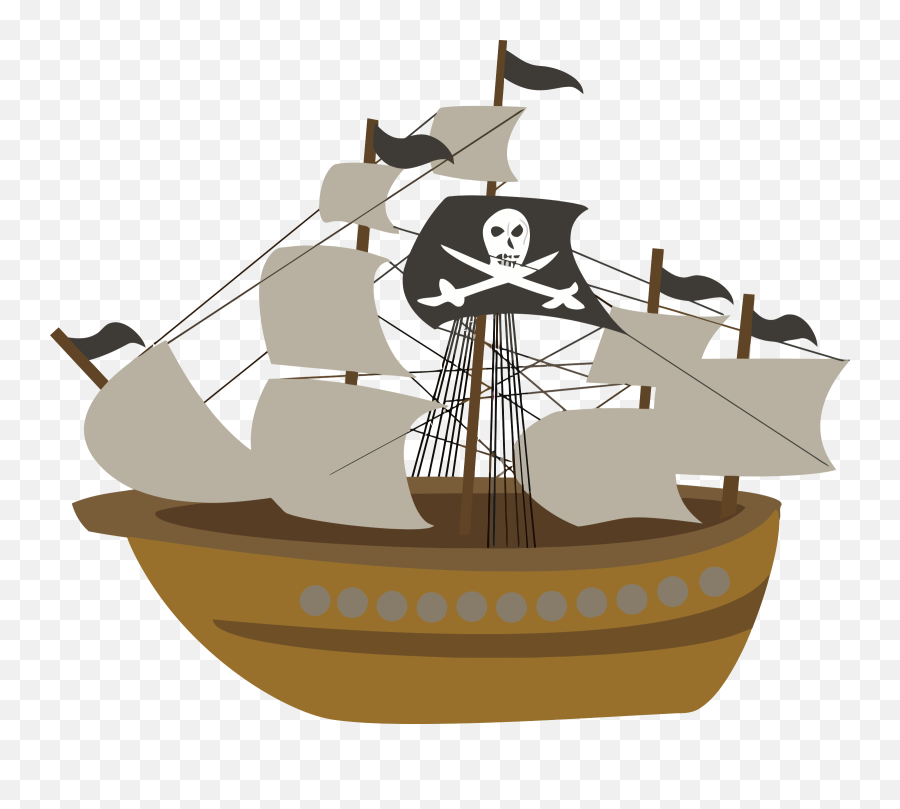 Sailing Ship Pirate - Pirate Ship Ship Clipart Png,Pirate Ship Png