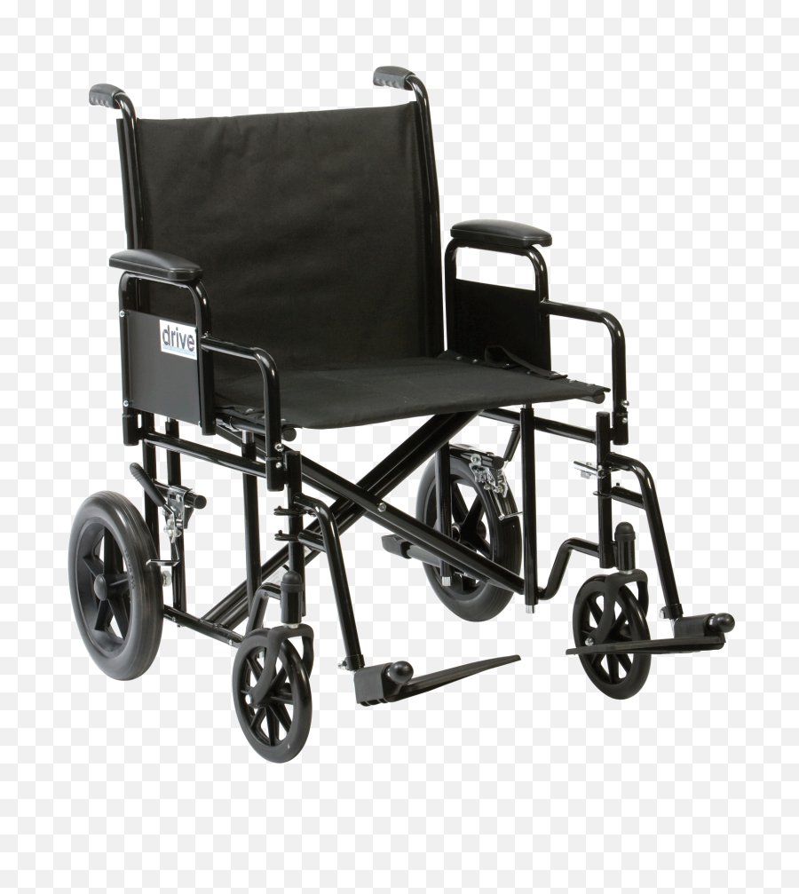 Black Wheelchair Png Image - Extra Wide Bariatric Transport Chair,Wheelchair Transparent