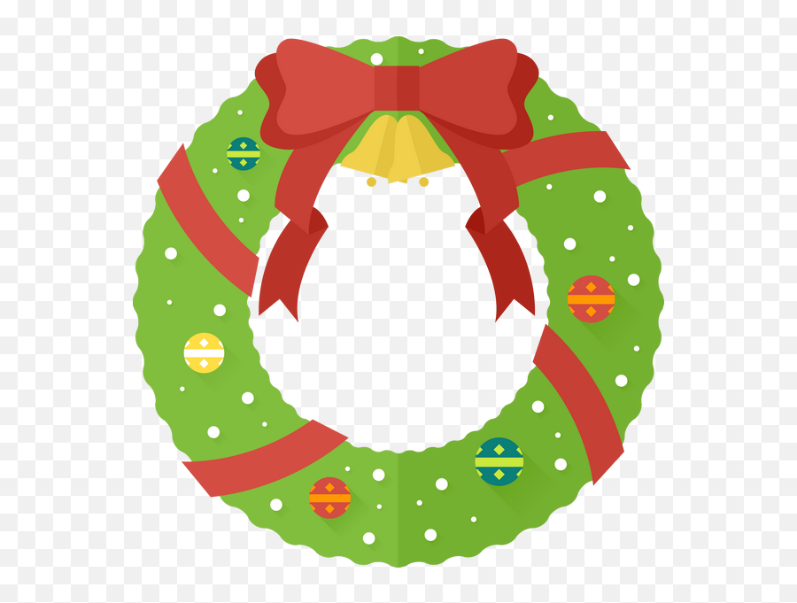 Christmas Wreath Free Png Images Transparent Clipart - Cartoon Christmas Wreath Clipart,Christmas Pattern Png
