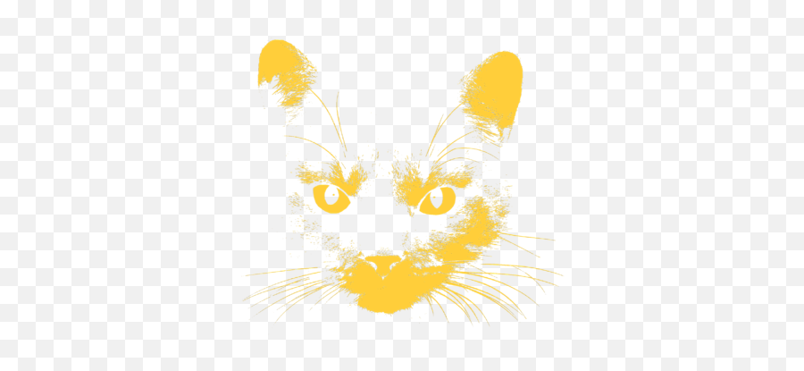 Cat Stare With Transparent Background Shower Curtain - Illustration Png,Cat With Transparent Background