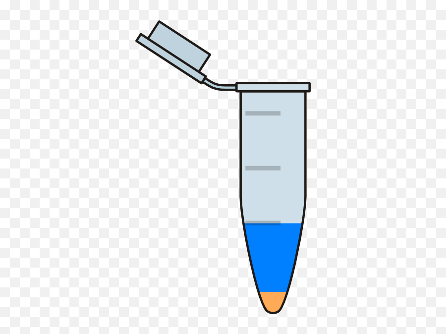 Blue Sup Brown Pellet Clip Art - Vector Clip Microcentrifuge Tube With Pellet Png,Sup Icon Png