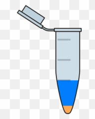 Blue Sup Brown Pellet Clip Art - vector clip Microcentrifuge Tube With png
