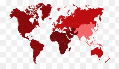 Vinavil - A leader polymers for industry Svg World Map Vector png