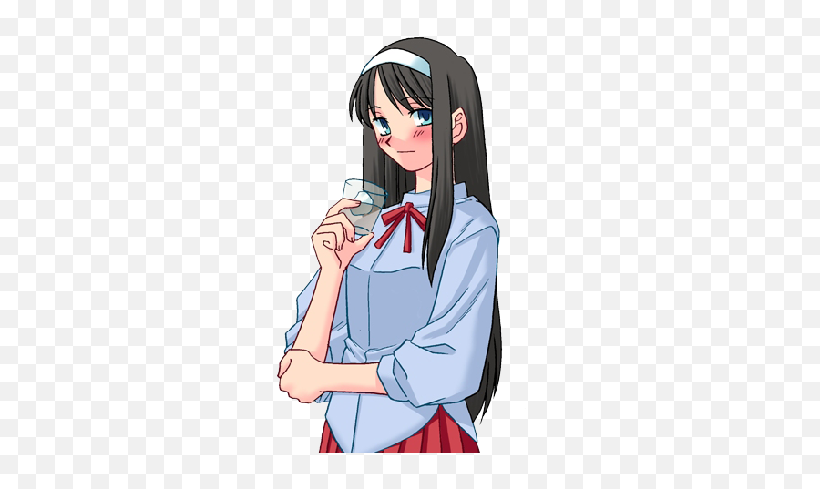 Anime - Akiha Alcoholic Png,Ryougi Shiki Icon