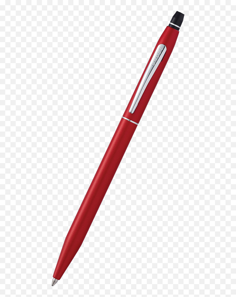 Cross Click Ballpoint Pen - Crimson Solid Png,Elegant 