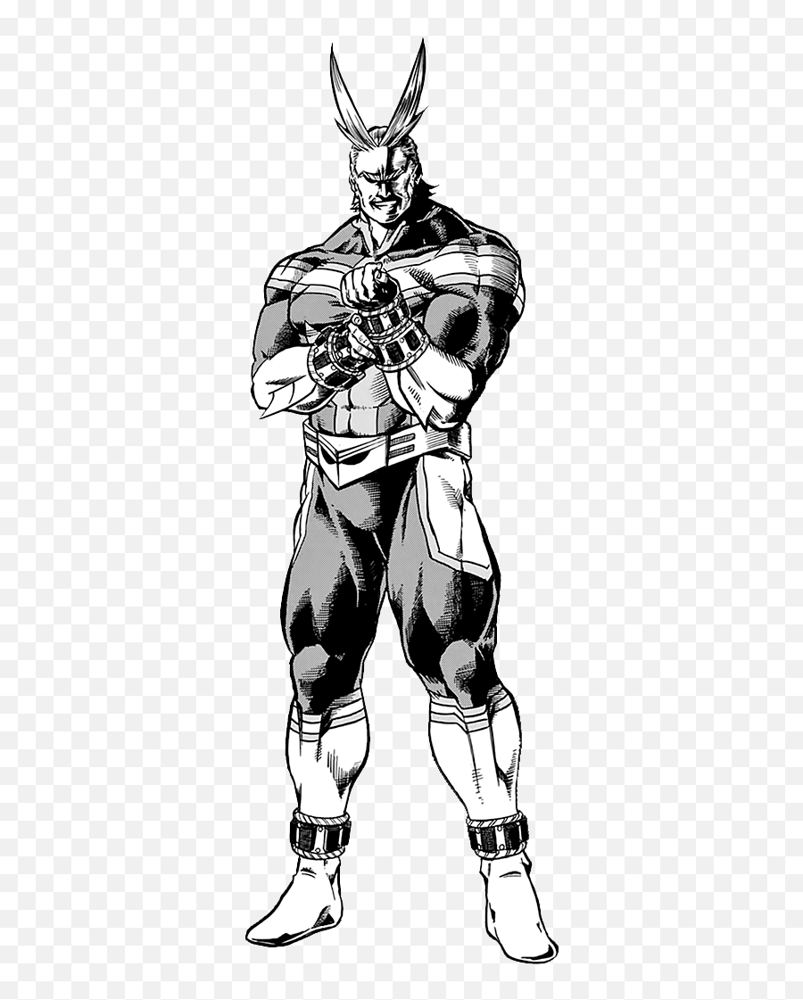 Bnha Chapter 61 - All Might Manga Png,All Might Png