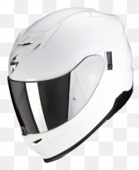 Casco Integral Scorpion Exo - 520 AIR Solid Blanco Exo Air White png