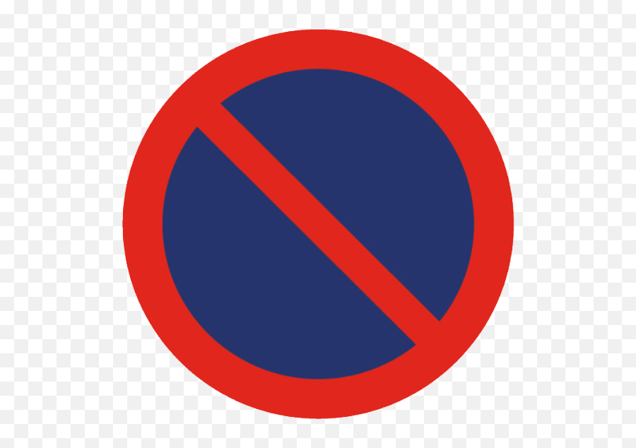 Señal Cartel De Prohibido Aparcar - Circle Png,Prohibido Png