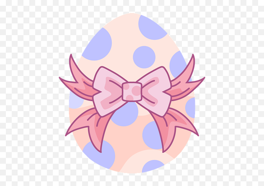 Free Photo Ribbon Egg Symbol Easter Day Icon Bow Polka Dots - Girly Png,Bow Icon Png