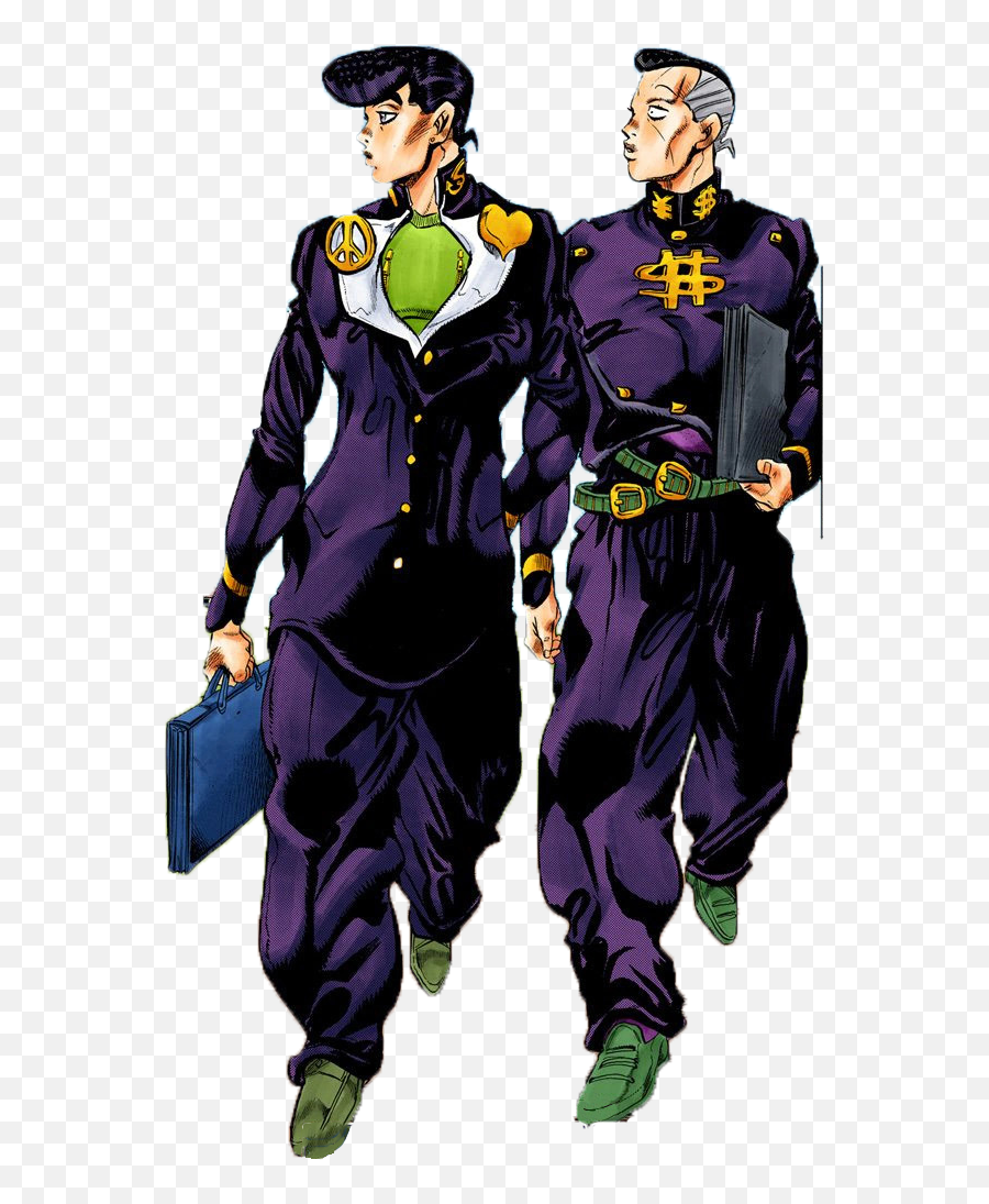 Josukehigashikata Okuyasunijimura Sticker By Semisemiiii - Josuyasu Icons Png,Okuyasu Icon