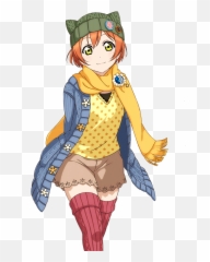 School Idol Tomodachi - Cards Album 252 Hoshizora Rin SR Anime Love Live png