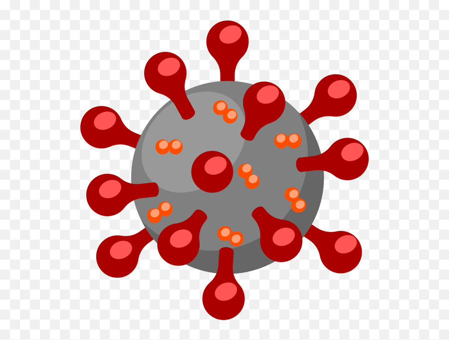 Sars - Cov2 Coronavirus Cartoon Free Svg Covid Virus Cartoon Png,Coronavirus Icon