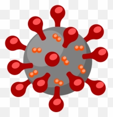 Sars - Cov2 Coronavirus Cartoon Free Svg Covid Virus Cartoon Png,Coronavirus Icon