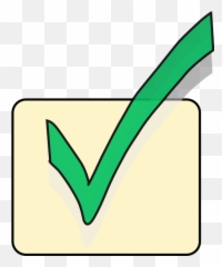 Check Mark Tick Choice Symbol Transparent Png Images U2013 Free