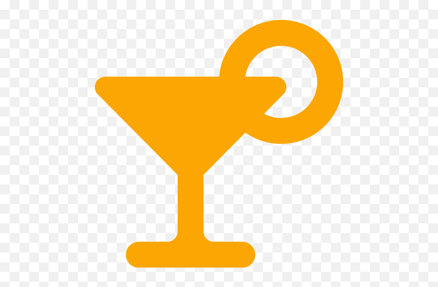 Orange Cocktail 2 Icon - Free Orange Cocktail Icons Png,Drinks Icon