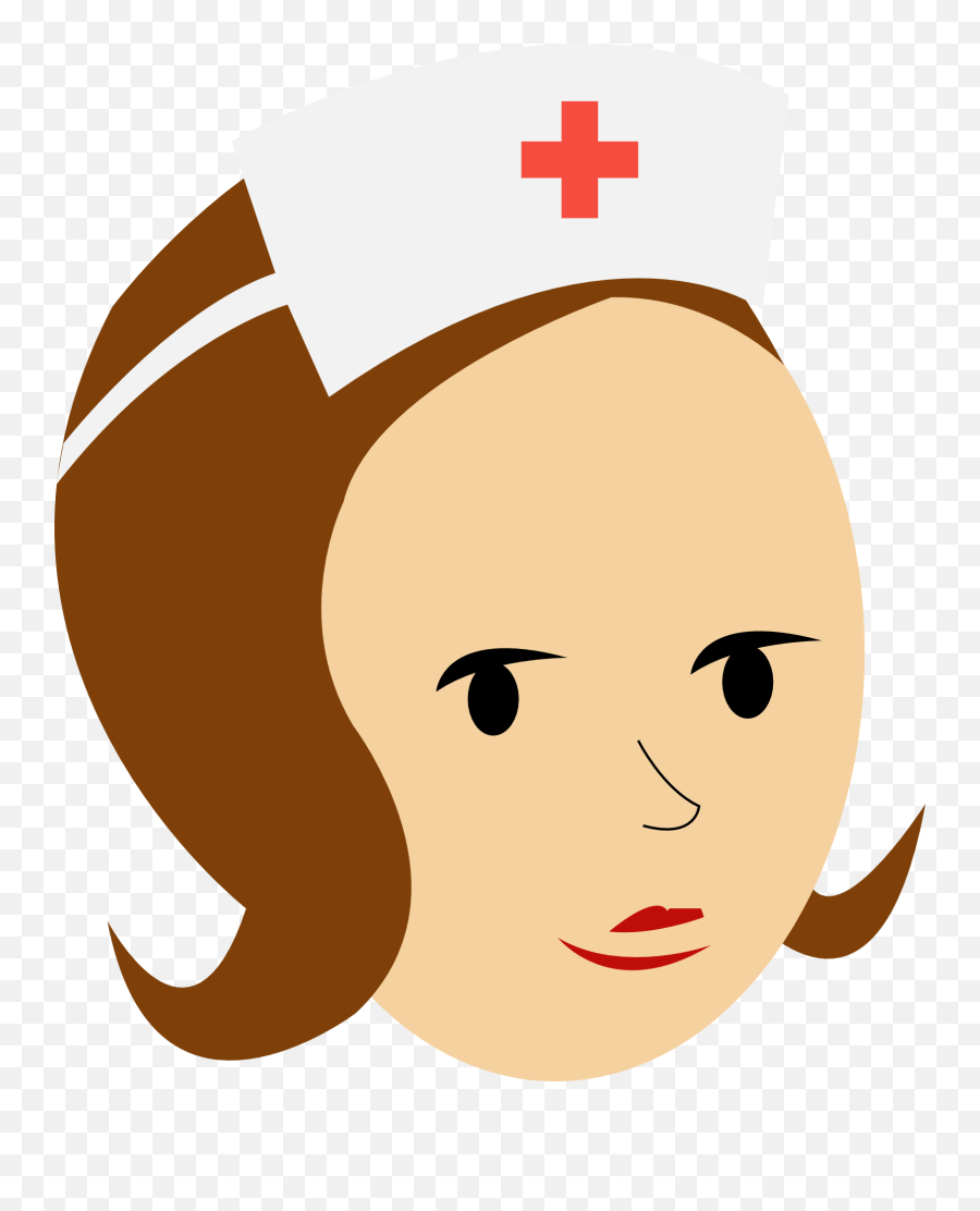 Red Cross Nurse Head Lady Woman Png Transparent Background