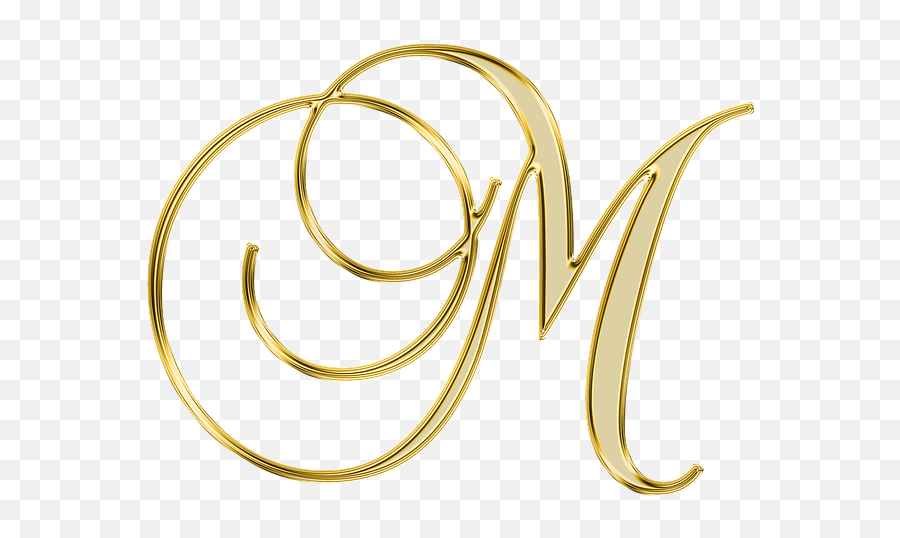 Alphabet Letter Initial - Free Image On Pixabay Transparent Letter M In Gold Png,Letter I Png