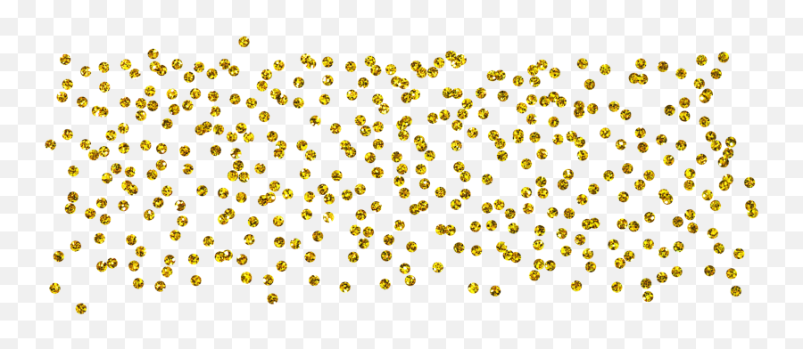 gold confetti clipart transparent