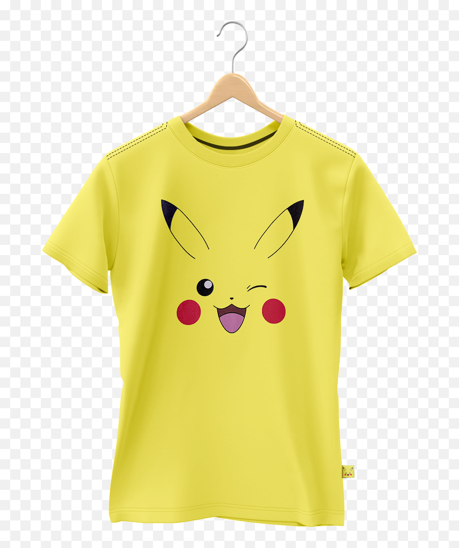 Pokémon Lady Graphic T - Shirt Pattern Png,Pokemon Yellow Logo