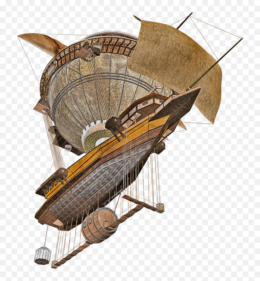 Airship Png 4 Image - Steampunk Mlp Airship,Airship Png