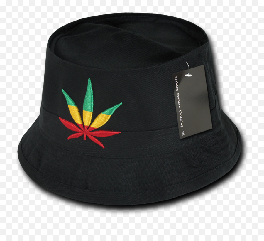 Weed Hat Png - Decky Flat Top Constructed Bucket Graphic Fedora,Bucket Hat Png