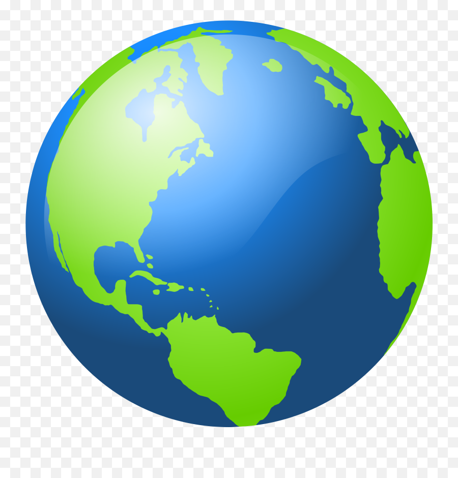 Free Earth Clipart Transparent - Transparent Background Globe Clipart Png,Earth Clipart Transparent Background