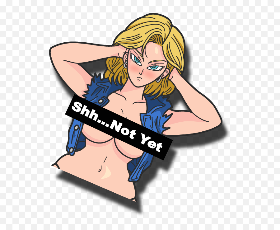 Nsfw Sexy Android 18 Sticker - Cartoon Png,Android 18 Png