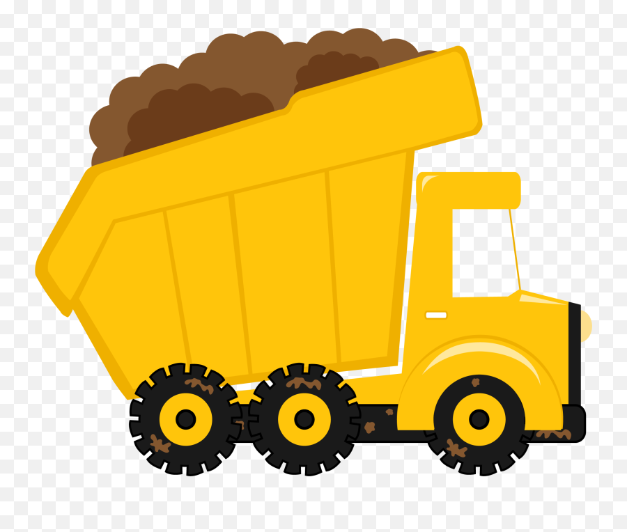 Download Hd Fire Truck Png Image - Dump Truck Cartoon Png Clipart Dump Truck Png,Fire Truck Png