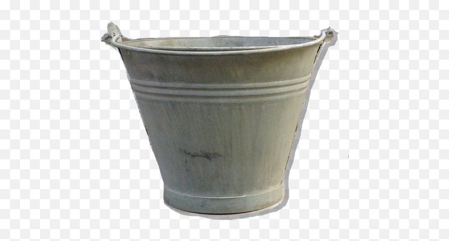 Metal Bucket Transparent Background Png - Transparent Background Bucket Png,Bucket Transparent Background