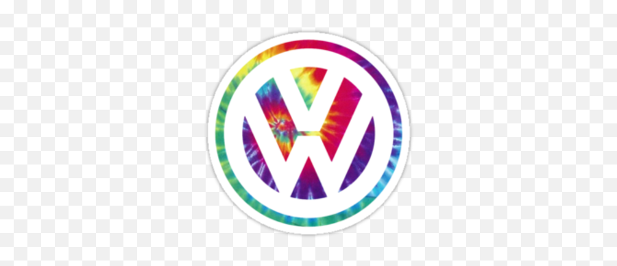 Tie Dye Volkswagen - New Year Print Ad Png,Volkswagen Logo Png
