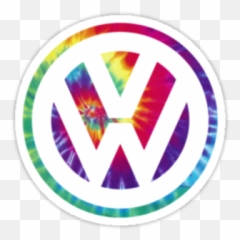 Tie Dye Volkswagen - New Year Print Ad png