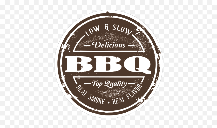Printed Vinyl Barbeque Bbq Low And Slow - Label Png,Bbq Logos