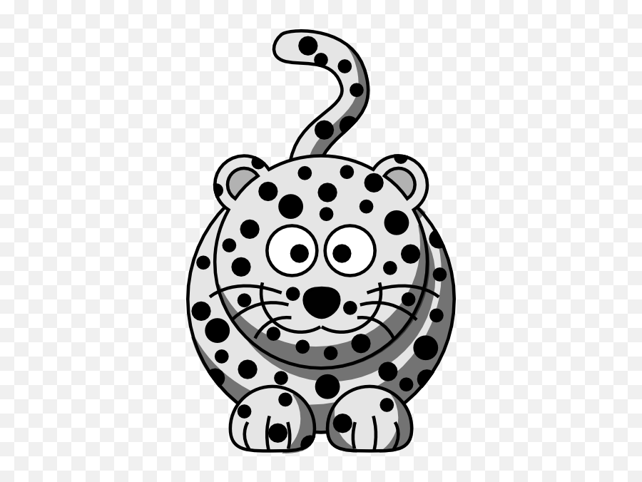 Cartoon Snow Leopard Clip Art - Snow Leopard Clipart Png,Snow Leopard Png