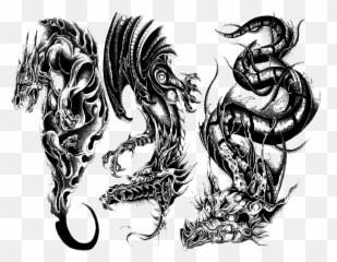 Tattoo With Transparent Background Img15 Black And White - Body Tattoos Transparent Background png