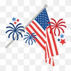 July 4th American Flag Svg Scrapbook Cut File Cute Clipart - Flag 4th Of July Clip Art Png,American Flag Png Free