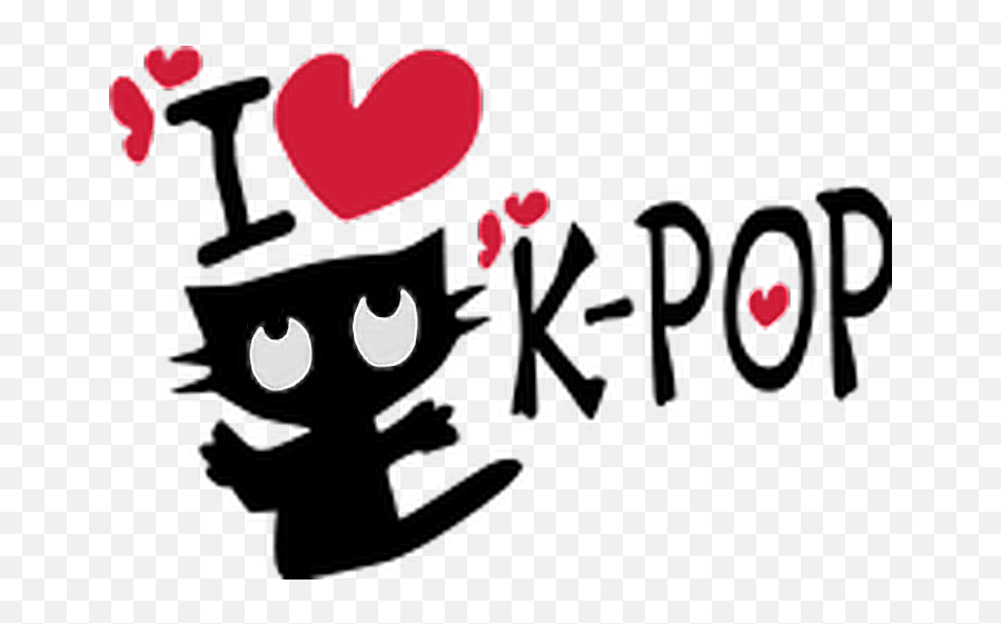 Cute Love Stickers Korean Png Fangirl Kpop - Heart Png Kpop,Korean Png