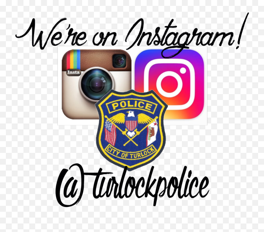 Follow Us - Turlock Police Dept Instagram Instagram Icon,Follow Us On Instagram Png