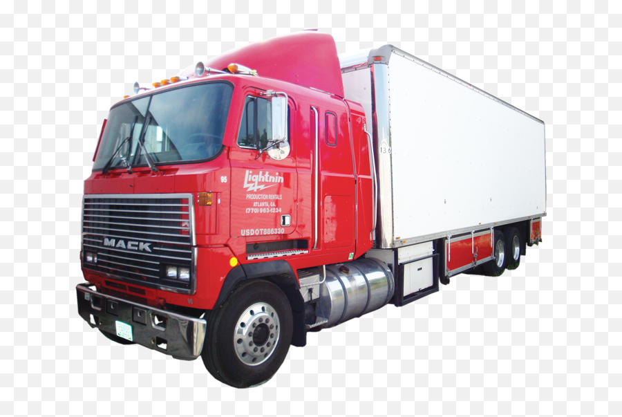 Prop Trucks Set Dressing Box Lightnin - Trailer Truck Png,Box Truck Png