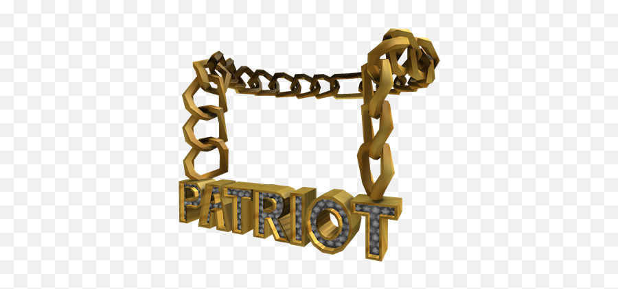 Download Hd Goldlika - Patriot Patriot Transparent Png Chain,Patriot Png