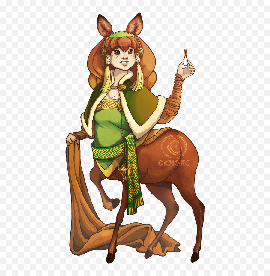 Download Hd Npc In Okhong - Centaur Doe Transparent Png Legendary Creature,Centaur Png