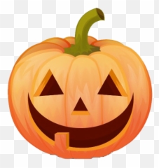 Pumpkin Emoji Keyboard Messages Sticker - 3 Halloween Clipart Jack O Lantern Png