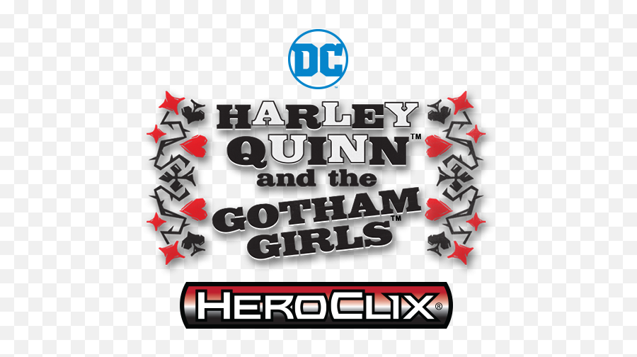 November 15th U2013 Harley Quinn And The Gotham Girls Products - Heroclix Png,Harley Quinn Logo Png