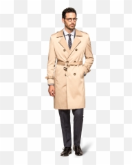 Mens Long Trench Coats - Burberry Trench Coat With Suit Png,Trench Coat Png