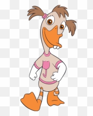 Abby Mallard Walking Clipart Png Chicken Little