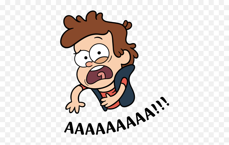 Vk Sticker 25 From Collection Dipper Gravity Falls - Dipper Stickers De Gravity Falls Png,Gravity Falls Png