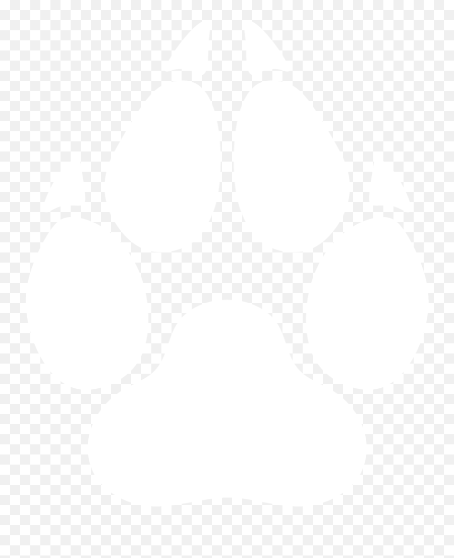 Paw Print - Wolf Paw Silhouette Png Download Original Clip Art Wolf Paw Print,Wolf Silhouette Png