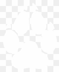 Paw Print - Wolf Silhouette Png Download Original Clip Art